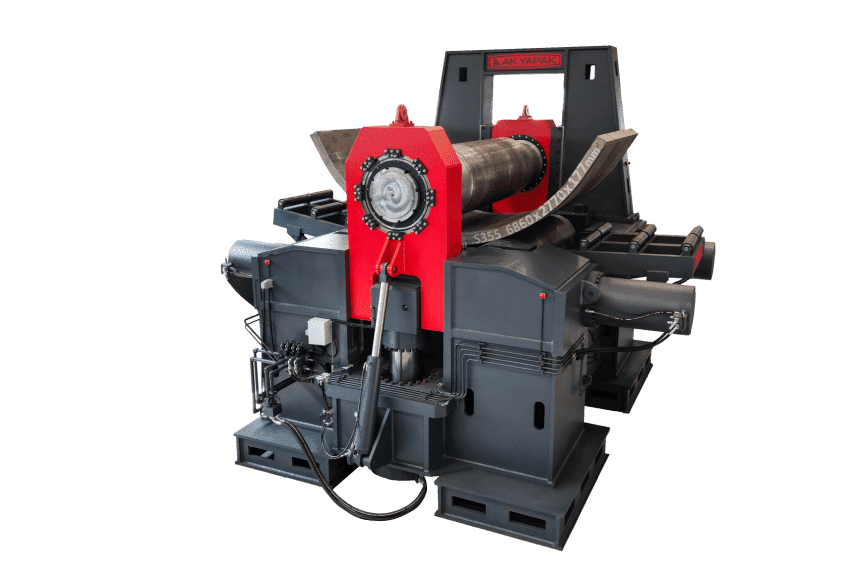 3-х валковый листогибочный станок с переменной геометрией AHV