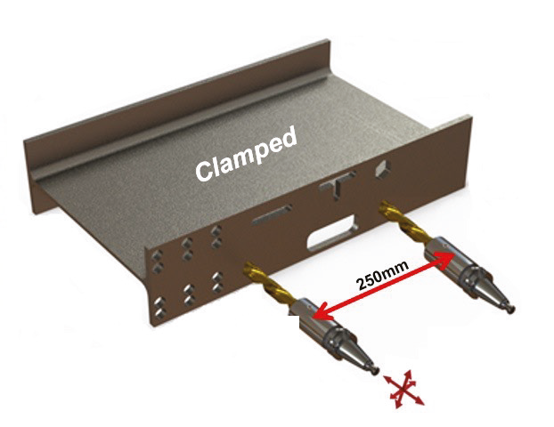 Внутренняя ось 250 мм